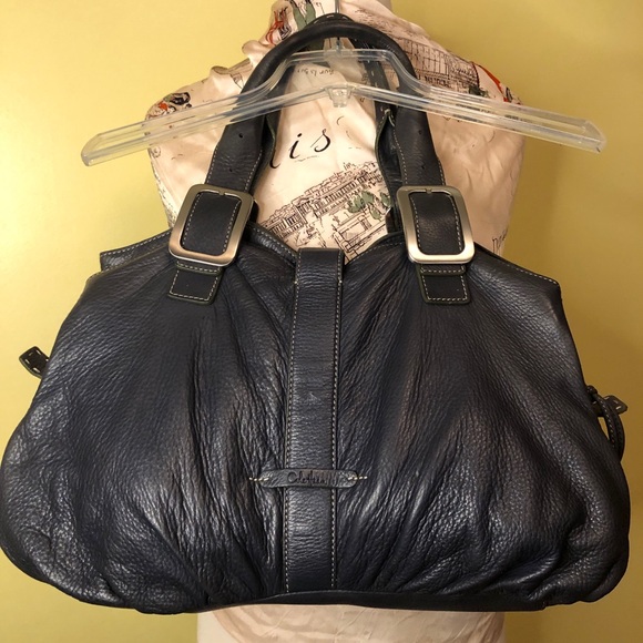 Cole Haan big steel blue hobo. - Picture 8 of 13